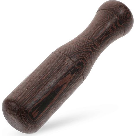 pilon en bois pour broyer l'ail, outil pratique pour la cuisine, broyeur à herbes.-17.50X3.70X3.70CM-Brown (1/3)