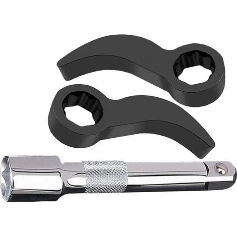 3-piece lever bar adapter set, automotive repair tools made of chrome vanadium steel, lever bar adapter with extension bar for automotive repairs (1/5)