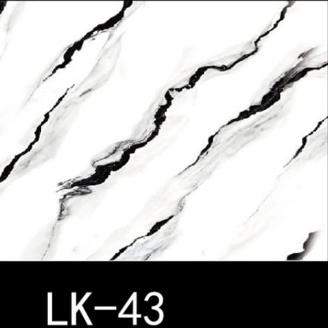 TrAdE Shop Traesio - Pannello Adesivo Effetto Marmo Bianco Venato Nero 120x300 Cm Pareti Paraschizzi Stanza - (1/2)