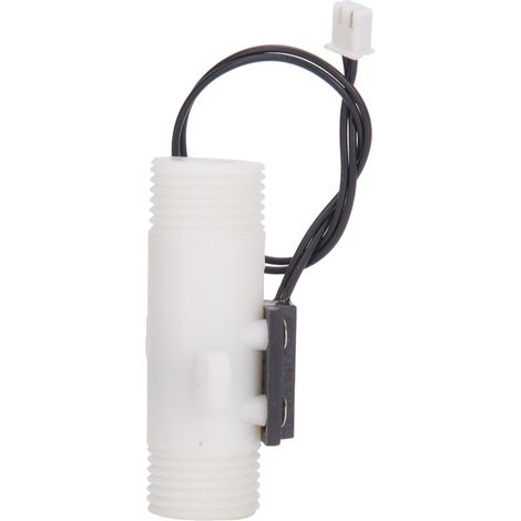 2 Stück Wasserdurchflusssensor-Schalter, Kunststoff, Schwerkrafttyp, FS G1/2 Zoll Doppel-Außengewinde (1/5)
