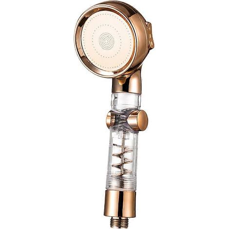 Pommeau de douche en acier, pommeau de douche de salle de bain, pommeau de douche à main pressurisé (1/5)