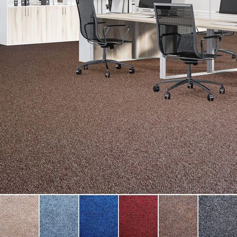 Moquette aiguilletée Malta sur mesure, Marron foncé 200 x 350 cm