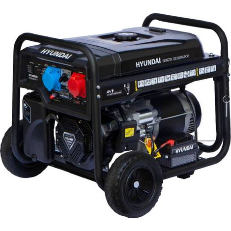 [NEUWERTIG] B-Ware HYUNDAI Benzin Generator HY8500LEK-T Stromerzeuger 16.3PS Notstromaggregat (1/2)