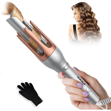 Automatic Curling Iron for Large Curls 32mm Automatic Curling Iron with Smart Timer and 3 Temperatures LCD Display [320-392°F] Long Lasting Styling (1/5)