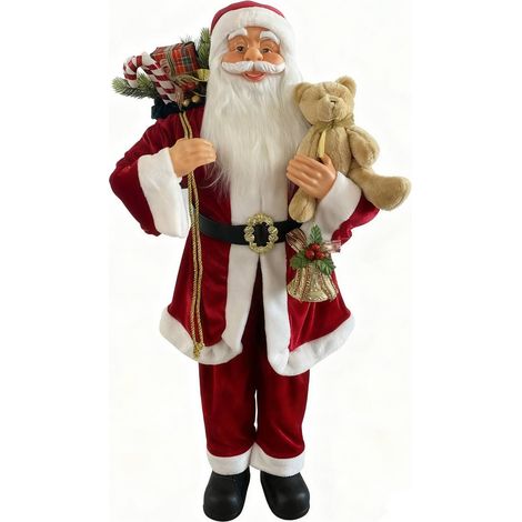 Babbo natale gava rosso 120cm - Feeric lights & christmas (1/2)