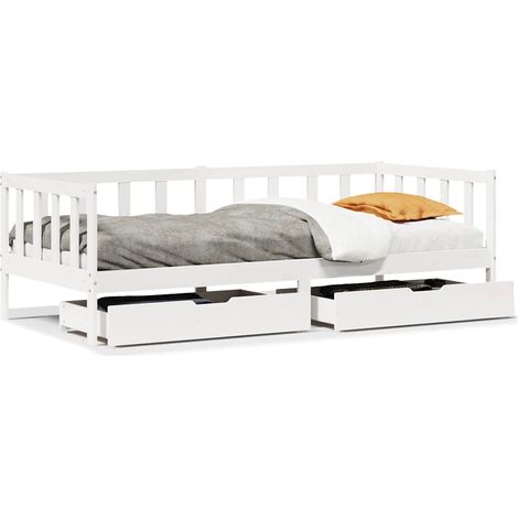 Maison Exclusive - Sofá cama con cajones madera maciza de pino bl (1/5)