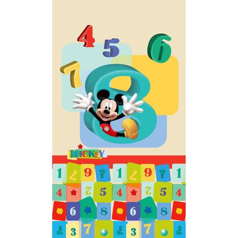 Voilage taille L Mickey Mouse les chiffres de Disney 140CM X 245CM (1/3)