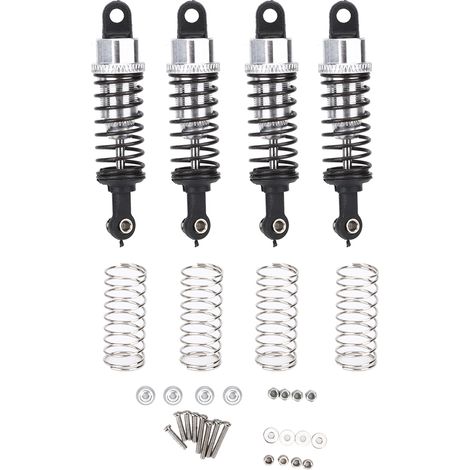 Amortisseur Métallique Pour Voiture Télécommandée - Compatible MN-D90 MN-99 MN-91 FJ-45 - Argent - Lot de 1 (1/5)