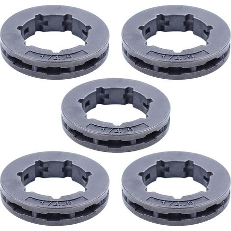 Kit de jante de pignon 9 dents 250", pour tronçonneuse Partner P500 P5000 400, pour Jonsered 490 590 450 / (1/5)
