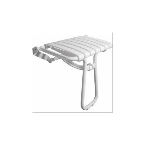 Siège de douche escamotable extra-large Pellet ASC blanc
