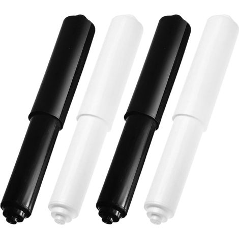 4pcs Tiges de Remplacement Ressort Flexible pour Porte-Rouleau de Papier Toilette en Plastique et Fer, Accessoire WC pour Entretien de Salle de Bain (1/5)
