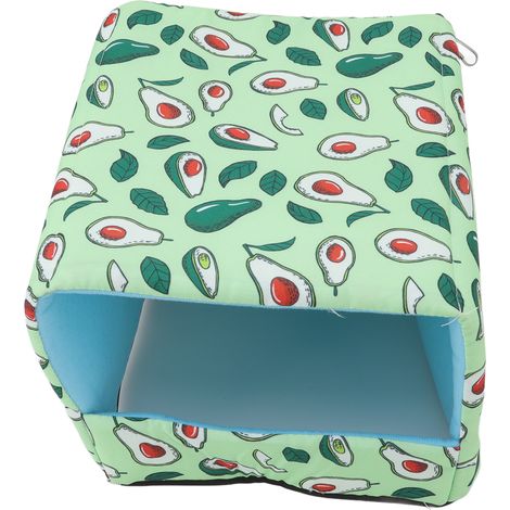 Nid-toilette sans fond pour hamster, grand espace confortable pour petits animaux (cochons d'Inde, lapins), 25 x 20 x 15 cm (1/5)