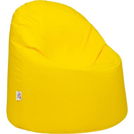 Ready Steady Bed - Sitzsack für Kinder im Wohnzimmer, wasserabweisender Kinder-Gaming-Pouf, runder Spiel-Pouf für den Innenbereich, Outdoor-Möbel für Kinder - Gelb (1/5)
