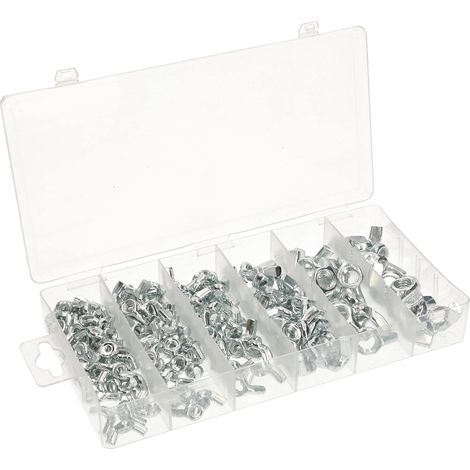 KOTARBAU Assortiment de 150 écrous papillon métriques M4-M10 (1/5)