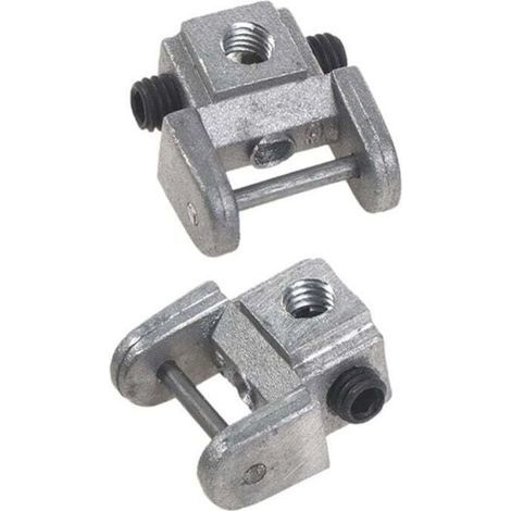 2 Supports de Lames pour Scie à Chantourner, Adaptateur de Conversion sans Broche en Métal Robuste, Accessoire Précis pour Découpe Bois (1/4)
