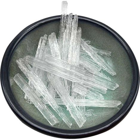 Cristaux de Menthol 100g Naturels et Purs pour Aromathérapie et Soins (1/4)