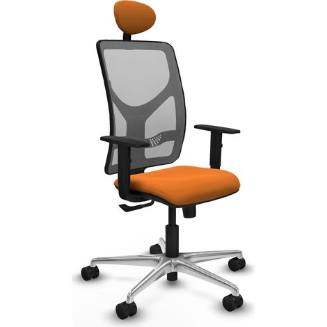 Chaise de bureau piqueras y crespo Motilla noir bois nylon (1/2)