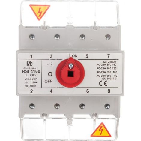 Interruptor-seccionador de 4 polos y 160 A RSI-4160W01