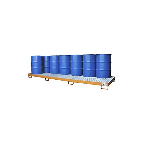 Cubeta colectora de acero  volumen de recogida 333 l  para 12