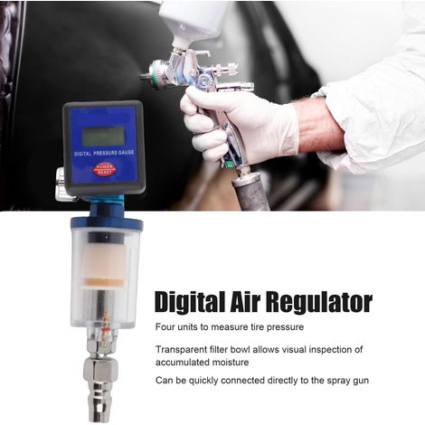 Neues digitales Reifendruckmessgerät mit Druckregelventil MF08+MF01+Anschluss (1/5)