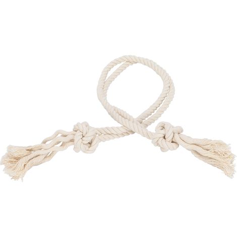 10 Corde de Retenue Rideau en Coton Tissé Main, Attache-Rideau Décorative, Lot de 10, Crochet Tissu pour Embrasse de Rideau, Décoration Fenêtre (1/5)