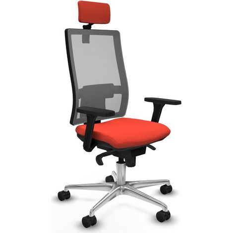 Piqueras y Crespo Ergonomischer Bürostuhl Orange Dunkel