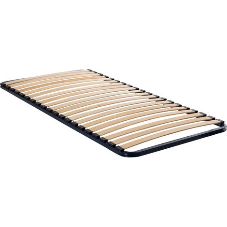 Cadre à lattes en métal hauteur 4 cm CONFORT 110x190 (1/5)