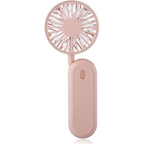 ventilateur Portable Au Cou, (couleur Rose)mini Usb Ventilateur Nuque, Rotation Libre  360,avec Rechargeable 1200mah Batterie Silencieux Ventilate (1/5)