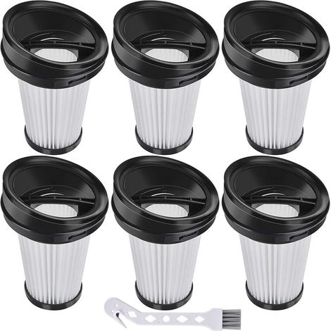 Lot de 6 filtres de rechange pour Grundig VCH9829 VCH9832 VCH9630 VCH9631 VCH9632 VCH9629 Aspirateur sans fil (1/5)