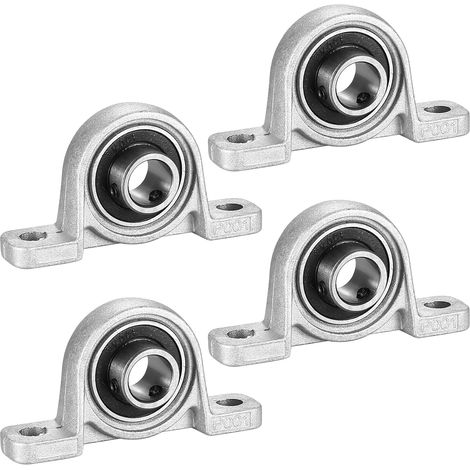 Roulements à Billes, Palier d'Arbre en Alliage de Zinc, Palier Roulement, Roulements à Bloc d'Oreiller pour Imprimantes 3D, Machine d'arbre d'essieu (KP001) (Diamètre intérieur 12mm)