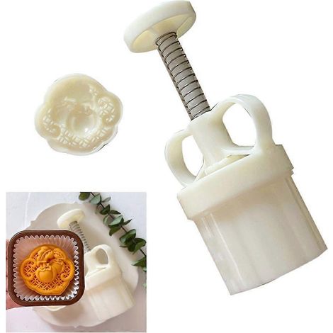 Moule à gâteau de lune en kaki, emporte-pièces, outils de décoration pour gâteaux de lune (1/4)