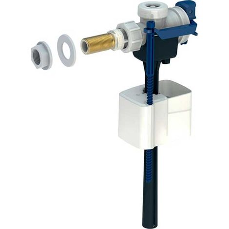 Valvola a galleggiante GEBERIT tipo 333 alimentazione laterale 3/8", nipplo in ottone