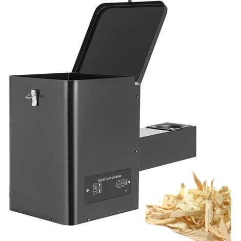 Kit De Trémie pour Fumoir À Granulés De Bois 250 W avec Contrôle De Température À 11 Vitesses Et Allumage Automatique (1/5)