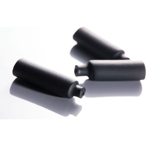 Couvercle RS PRO, Dia. 5.72mm Noir rétreint 4:1, 30.35mm ( Prix pour 1 )
