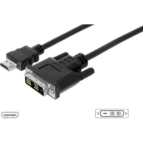 Câble adaptateur Digitus AK-330300-030-S 3.00 m noir X46578 (1/4)