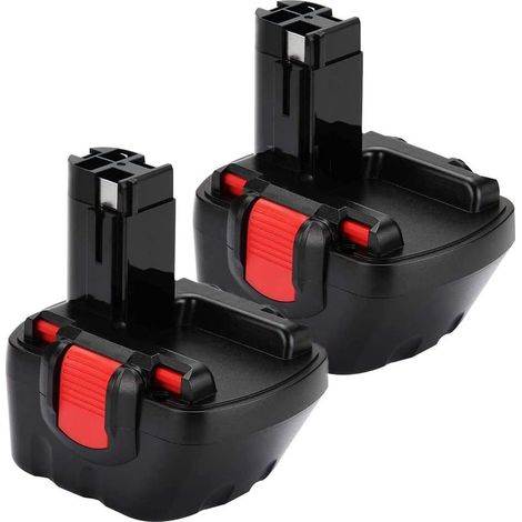 2X Tecmana 12V 3000mAh NI-MH Batterie pour Bosch 2607335261 2607335274 2607335375 2607335415 2607335454 2607335541 2607335675 BAT043 BAT045 BAT046 BAT049 BAT120 BAT139 (1/5)