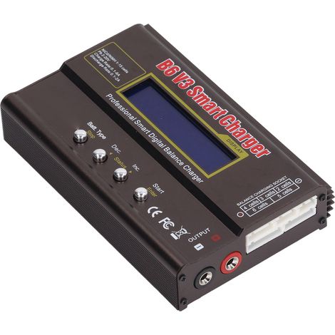 Chargeur d'équilibrage 2S-6S numérique intelligent professionnel B6 V3 pour pièces de moteur électrique CA 100240 V (1/5)