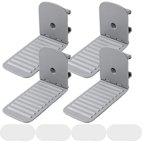 Support de drap-housse, 4 clips pour drap de lit et attaches de couverture, pinces de protection de matelas pour couette, lit d'invités, sangles faciles à enlever, 9,5 x 5 x 6 cm (1/5)