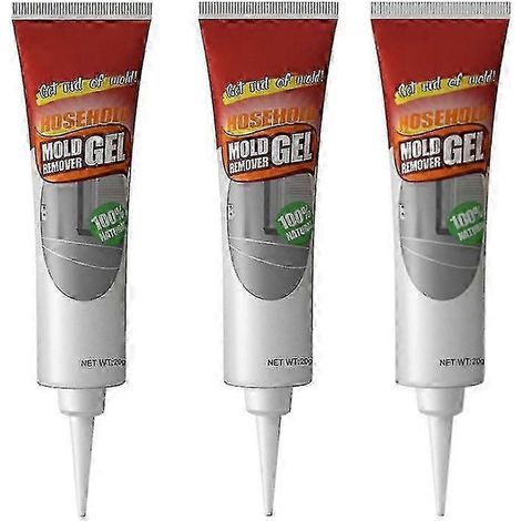 Gel anti-moisissures ménager (1 à 5 unités), grande contenance, 60 g. Nettoyant anti-moisissures pour salle de bain, toilettes, lave-linge, évier de cuisine. (1/5)