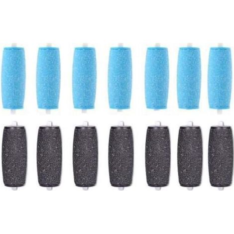 14 Rouleaux de Rechange Wet & Dry pour Râpe Scholl Velvet Smooth - 7 Extra Grossiers + 7 Grossiers (1/4)