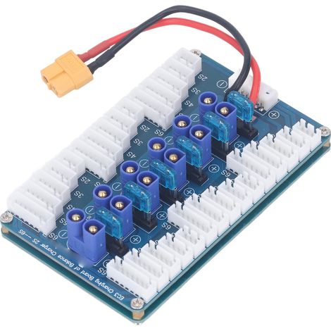 Carte de charge parallèle pour batteries lithium EC3 2-6S, carte d'extension B6 B6AC avec fusible pour charge équilibrée et charge parallèle. (1/5)
