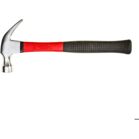 Marteau De Menuisier - 450 G - Manche En Fibre De Verre - Pour Atelier Et Chantier - 1 Unite