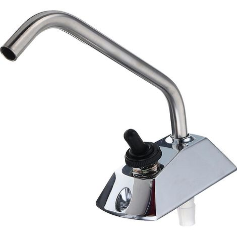 Robinet de cuisine électrique 12 V avec pompe à eau, compatible avec camping-cars et bateaux (durable). (1/5)