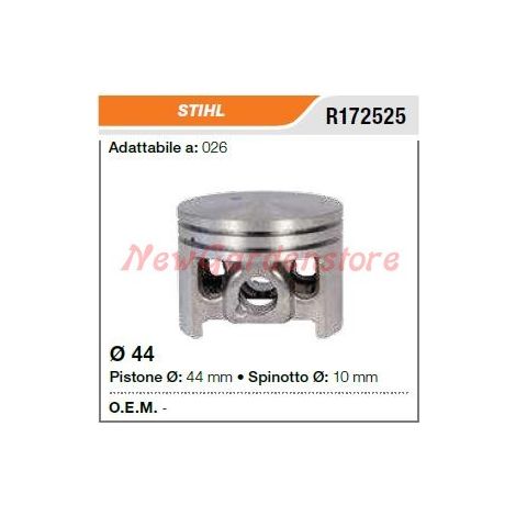 Pistone segmenti spinotto STIHL motosega 026 172525