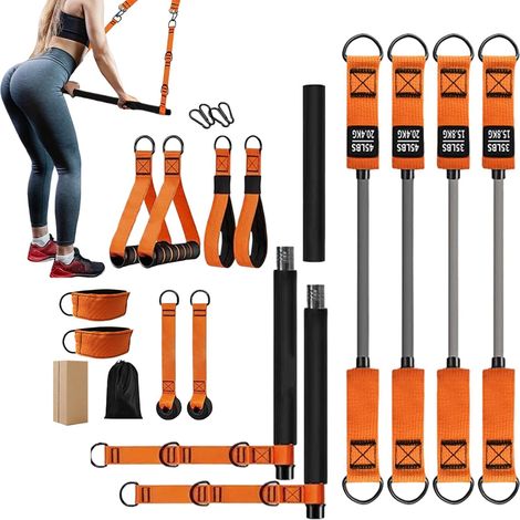 Kit Barre Pilates - Équipement de Renforcement Musculaire - Matériel de (1/5)