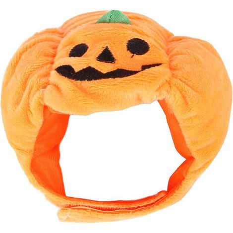 Chapeau De Citrouille pour Animaux De Compagnie d'halloween, Déguisement pour Chiens Et Chats, Costume De Cosplay, Accessoires De Fê (1/5)