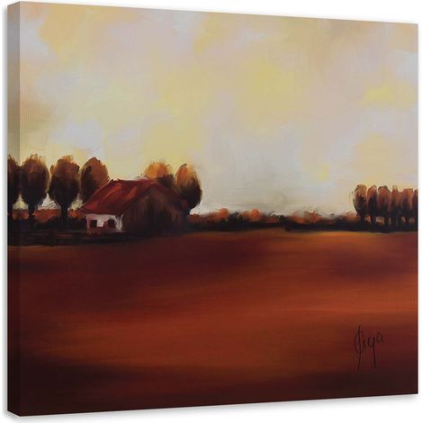 Tableau décoratif Paysage Nature Marron 60x60 (1/5)
