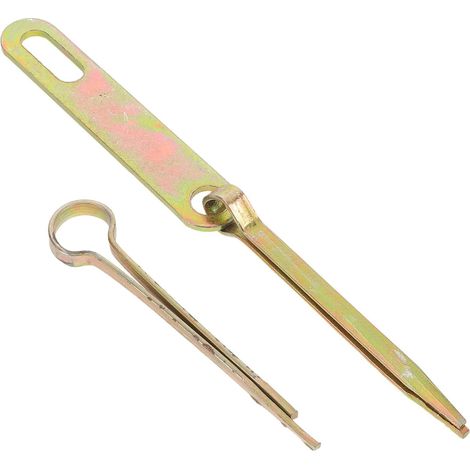 Loquet de Porte Vintage en Métal Épais Soudé (1/5)