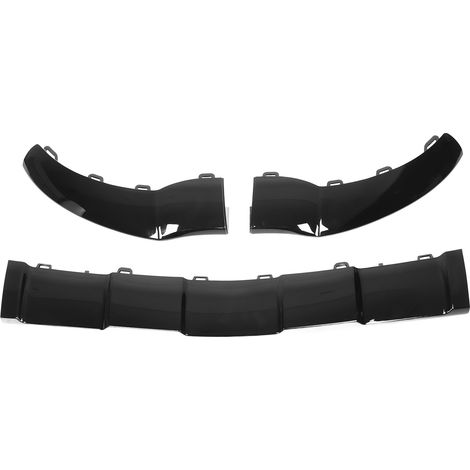 GARRYFIZH 3 moulures pare-chocs avant noir brillant, compatibles Mercedes GLE C292 AMG 2016‑2019 (1/5)