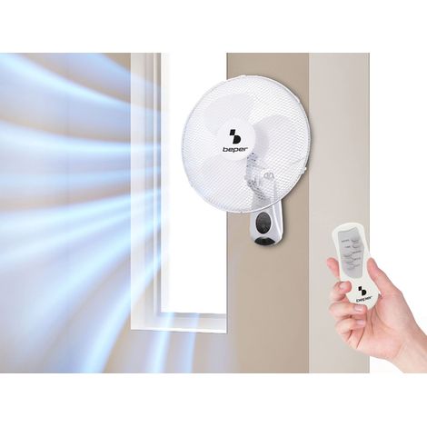 BEPER P206VEN600 Ventilatore da Parete - Ventilatore Parete con Telecomando e Timer fino a 7,5 ore (1/4)